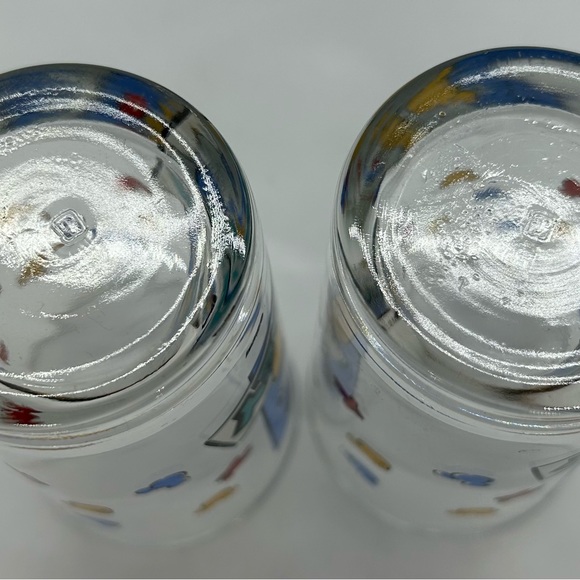 Vintage Disney Mickey Mouse Anchor Hocking Kid Size Drinking Glasses, EUC. - Picture 3 of 4